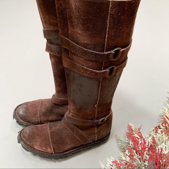 BED STU Four Corners brown leather zippered boots, women’s 7. - Picture 12 of 14